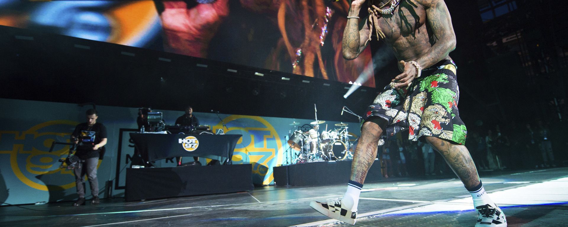 Rapper Lil Wayne performs at HOT 97 Summer Jam 2018 at MetLife Stadium on Sunday, June 10, 2018, in East Rutherford, New Jersey Rapper Lil Wayne performs at HOT 97 Summer Jam 2018 at MetLife Stadium on Sunday, June 10, 2018, in East Rutherford, New Jersey - Sputnik International, 1920, 20.01.2021
