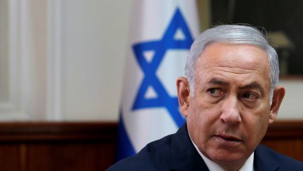 Israeli Prime Minister Benjamin Netanyahu attends the weekly cabinet meeting at the Prime Minister's office in Jerusalem September 5, 2018 Israeli Prime Minister Benjamin Netanyahu attends the weekly cabinet meeting at the Prime Minister's office in Jerusalem September 5, 2018 - Sputnik International