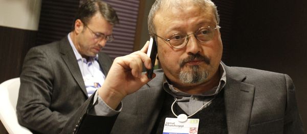 Saudi journalist Jamal Khashoggi speaks on his cellphone at the World Economic Forum in Davos, Switzerland. Khashoggi was a Saudi insider. He rubbed shoulders with the Saudi royal family and supported its efforts to nudge the entrenched ultraconservative clerics to accept reforms. He was a close aide to the kingdom’s former spy chief and was a leading voice in the country’s prominent dailies - Sputnik International