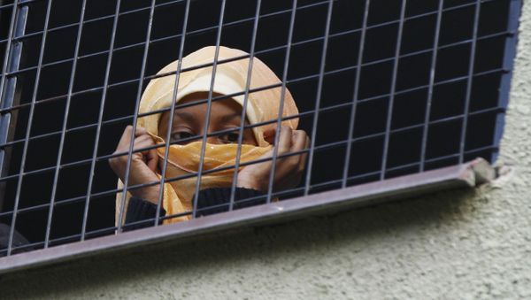 Migrant at Bela-Jezova Refugee Facility in Czech Republic - Sputnik International