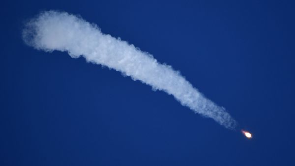 Launch of Soyuz MS-10 Spacecraft Atop Soyuz FG - Sputnik International