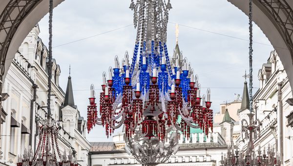 Baccarat's Symphony of Lights Exhibition in Moscow - Sputnik International