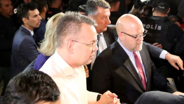 U.S. pastor Andrew Brunson and his wife Norrine U.S. pastor Andrew Brunson and his wife Norrine - Sputnik International