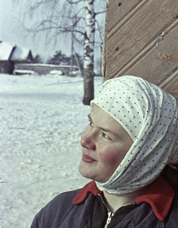 Kolkhoz Milker Girl From Soviet Union Kolkhoz Milker Girl From Soviet Union - Sputnik International