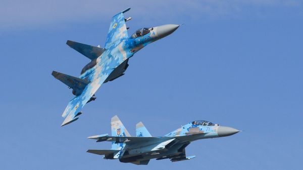 Ukrainian Su-27 fighter jets. File photo. - Sputnik International