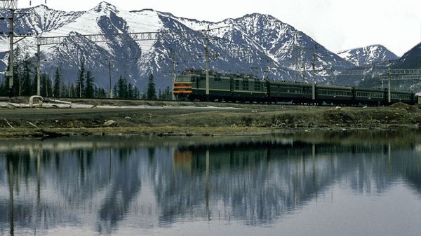 Part of the Baikal–Amur Mainline in the Russian Far East. File photo - Sputnik International