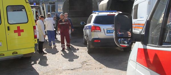 Blast in College in Kerch Blast in College in Kerch - Sputnik International