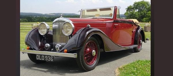 1937 Bentley 3.5 Litre Vanden Plas Drophead Coupe. 1937 Bentley 3.5 Litre Vanden Plas Drophead Coupe. - Sputnik International