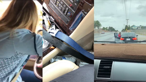 BMW Beatdown: Belt-Wielding US Mom Catches Teen Son Taking Car for Joyride - Sputnik International