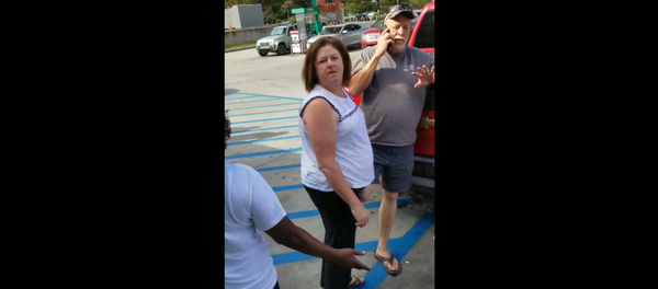 Woman dubbed Gas Station Gail calls cops on Stop The Violence marchers purchasing drinks at convenience store Woman dubbed Gas Station Gail calls cops on Stop The Violence marchers purchasing drinks at convenience store - Sputnik International