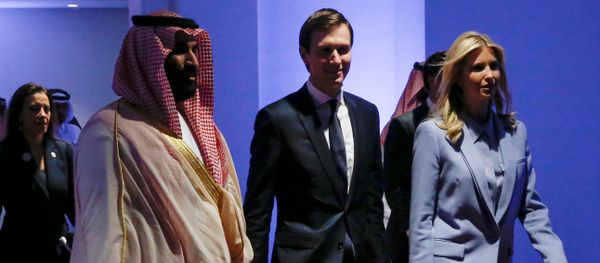 Saudi Arabia's Deputy Crown Prince Mohammed bin Salman escorts White House senior advisor Jared Kushner and his wife White House senior advisor Ivanka Trump at the Global Center for Combatting Extremist Ideology in Riyadh, Saudi Arabia May 21, 2017 Saudi Arabia's Deputy Crown Prince Mohammed bin Salman escorts White House senior advisor Jared Kushner and his wife White House senior advisor Ivanka Trump at the Global Center for Combatting Extremist Ideology in Riyadh, Saudi Arabia May 21, 2017 - Sputnik International
