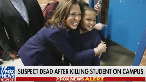 Fox News Mistakenly Shows Sen. Kamala Harris In Alert About Shooting Suspect - Sputnik International