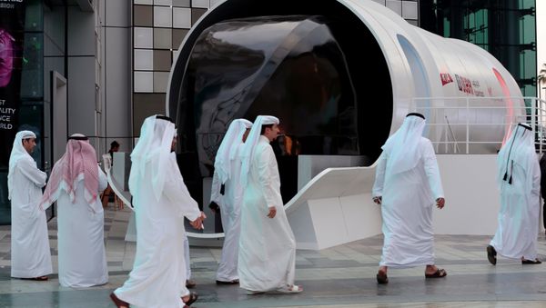 Roads and Transport Authority (RTA) unveil the design model of the hyperloop in Dubai, United Arab Emirates February 22, 2018. - Sputnik International