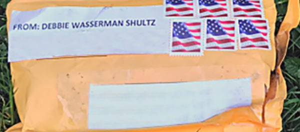 Exterior of one of the suspicious packages. Addresses have been removed to protect privacy. Exterior of one of the suspicious packages. Addresses have been removed to protect privacy. - Sputnik International