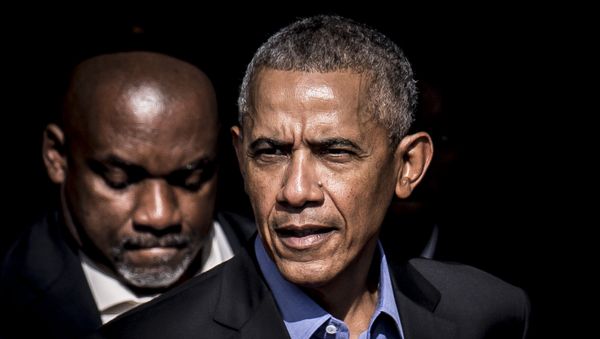 Former US President Barack Obama leaves after participating in A Conversation with President Barack Obama on SDU Kolding Campus, in Kolding, on September 28, 2018. - Sputnik International