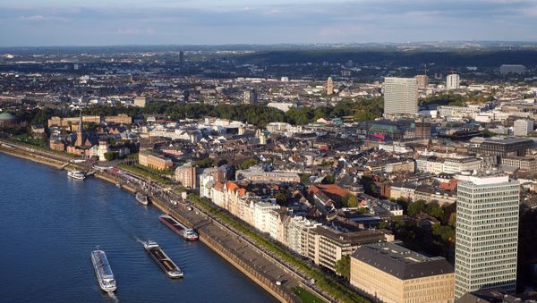 Rhine River in Dusseldorf, Germany - Sputnik International