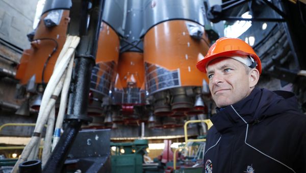 CSA astronaut David Saint Jacques at the Baikonur Cosmodrome, Kazakhstan, 09 October 2018 - Sputnik International