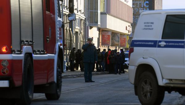 An explosion at FSB building in Arkhangelsk - Sputnik International