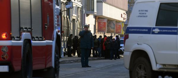 An explosion at FSB building in Arkhangelsk - Sputnik International
