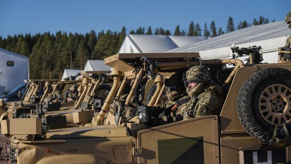 British Army troops of the of the 4th Infantry Brigade, The Black Rats take part in Exercise Trident Juncture 2018 near Rena - Sputnik International