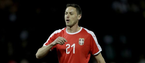 Serbia's Nemanja Matic during the international friendly soccer match between Serbia and Nigeria at The Hive Stadium in London, Tuesday, March 27, 2018. (AP Photo/Matt Dunham) Serbia's Nemanja Matic during the international friendly soccer match between Serbia and Nigeria at The Hive Stadium in London, Tuesday, March 27, 2018. (AP Photo/Matt Dunham) - Sputnik International