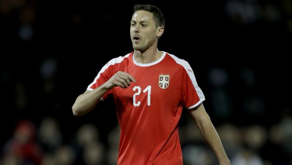 Serbia's Nemanja Matic during the international friendly soccer match between Serbia and Nigeria at The Hive Stadium in London, Tuesday, March 27, 2018. (AP Photo/Matt Dunham) Serbia's Nemanja Matic during the international friendly soccer match between Serbia and Nigeria at The Hive Stadium in London, Tuesday, March 27, 2018. (AP Photo/Matt Dunham) - Sputnik International