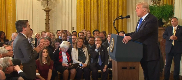 Trump, Acosta exchange Trump, Acosta exchange - Sputnik International
