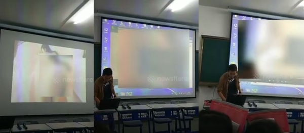 New Material? Students Stunned as Taiwan Professor Mistakenly Projects Porn New Material? Students Stunned as Taiwan Professor Mistakenly Projects Porn - Sputnik International