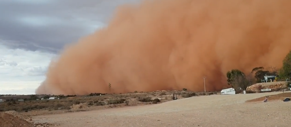 Dust storm in South New Wales, Australia - Sputnik International