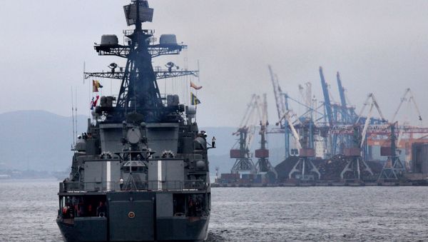 Admiral Panteleyev Ship in Gulf of Aden - Sputnik International