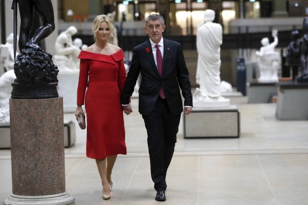 Czech Republic Prime Minister Andrej Babis and wife Monika Babisova arrive at the official dinner on the eve of the international ceremony for the Centenary of the WWI Armistice of 11 November 1918 at the Orsay Museum, in Paris, France, Saturday, Nov. 10, 2018. (Ian Langsdon/Pool Photo via AP) Czech Republic Prime Minister Andrej Babis and wife Monika Babisova arrive at the official dinner on the eve of the international ceremony for the Centenary of the WWI Armistice of 11 November 1918 at the Orsay Museum, in Paris, France, Saturday, Nov. 10, 2018. (Ian Langsdon/Pool Photo via AP) - Sputnik International