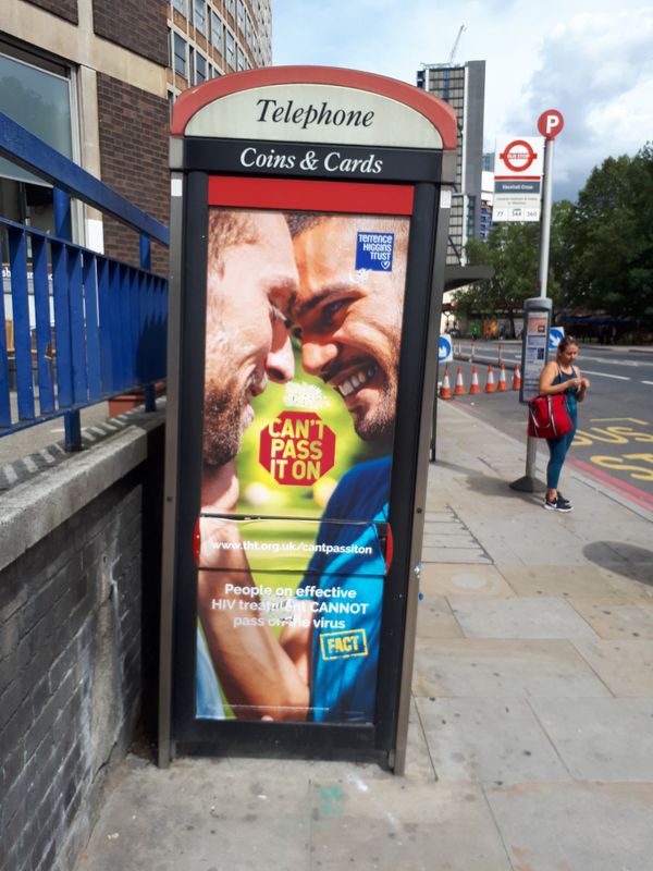 The Terrence Higgins Trust's latest advertising campaign features upbeat and smiling models and is very different from the dire warnings about HIV in the 1980s The Terrence Higgins Trust's latest advertising campaign features upbeat and smiling models and is very different from the dire warnings about HIV in the 1980s - Sputnik International