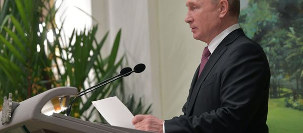 Russian President Vladimir Putin arrives in Singapore on November 11, 2018. - Sputnik International
