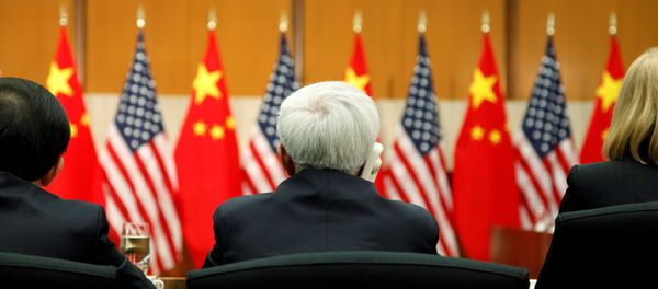 Delegates listen to opening remarks by China's State Councilor Yang and US Deputy Secretary of State Burns at a session of the S&ED in Washington Delegates listen to opening remarks by China's State Councilor Yang and US Deputy Secretary of State Burns at a session of the S&ED in Washington - Sputnik International