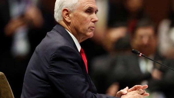U.S. Vice President Mike Pence speaks at the ASEAN-U.S. Summit in Singapore November 15, 2018 - Sputnik International