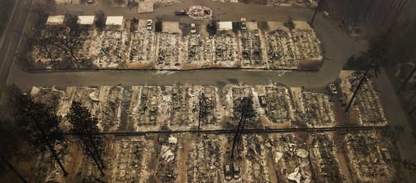 Residences were leveled by the wildfire in Paradise, Calif., on Thursday, Nov. 15, 2018. The California Department of Forestry and Fire Protection said Thursday the wildfire that destroyed the town of Paradise is now 40 percent contained, up from 30 percent Wednesday morning. Residences were leveled by the wildfire in Paradise, Calif., on Thursday, Nov. 15, 2018. The California Department of Forestry and Fire Protection said Thursday the wildfire that destroyed the town of Paradise is now 40 percent contained, up from 30 percent Wednesday morning. - Sputnik International