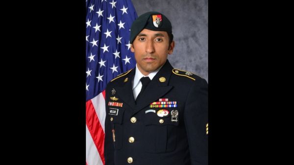 US Army Green Beret Staff Sergeant Logan Melgar. - Sputnik International
