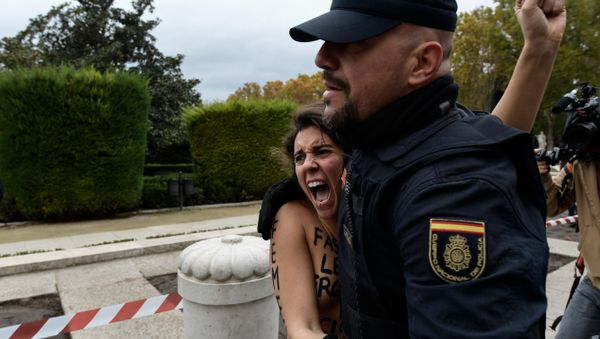 Femen Movement Protests in Madrid - Sputnik International