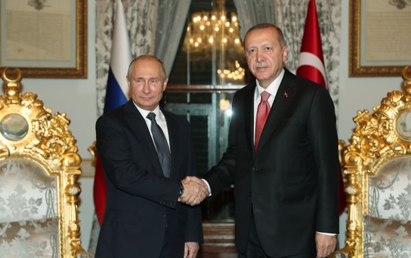 Russian President Vladimir Putin and Turkish President Tayyip Erdogan - Sputnik International