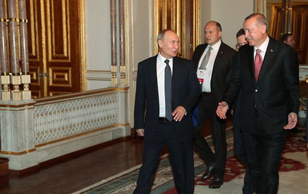 Russian President Vladimir Putin and Turkish President Tayyip Erdogan - Sputnik International