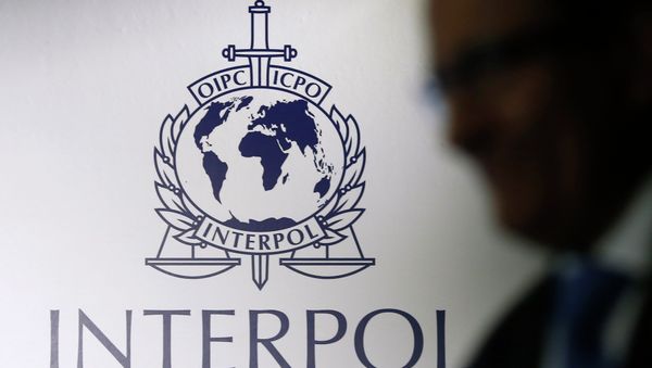 Interpol logo - Sputnik International