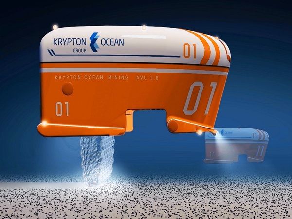 Krypton Ocean have designed these giant machines which would pick up polymetallic nodules from the ocean floor - Sputnik International