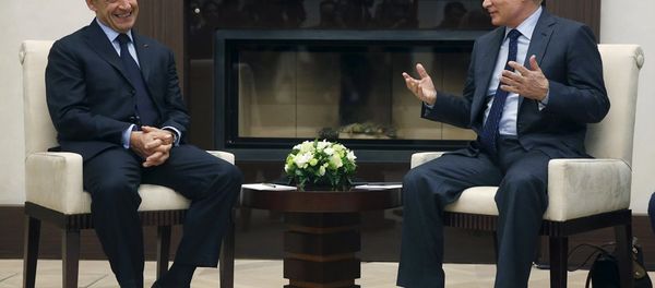Vladimir Putin and Nicolas Sarkozy Vladimir Putin and Nicolas Sarkozy - Sputnik International