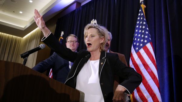 Republican U.S. Senator Cindy Hyde-Smith speaks during an election night party in Jackson, Mississippi, U.S., November 27, 2018 - Sputnik International