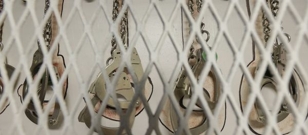 In this photo taken June 21, 2017, restraints are shown at the Northwest Detention Center in Tacoma, Wash., during a media tour - Sputnik International