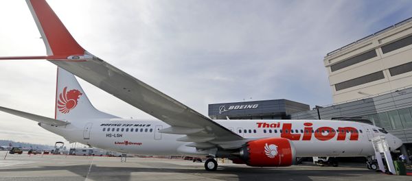 This March 21, 2018, file photo shows Boeing's first 737 MAX 9 jet at the company's delivery center before a ceremony transferring ownership to Thai Lion Air in Seattle This March 21, 2018, file photo shows Boeing's first 737 MAX 9 jet at the company's delivery center before a ceremony transferring ownership to Thai Lion Air in Seattle - Sputnik International