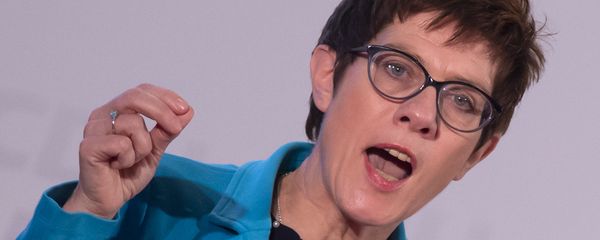 Annegret Kramp-Karrenbauer, General Secretary of the German Christian Democratic Union, gestures during her speech at the CDU regional conference to present her concept as candidate for the CDU chairmanship in Seebach, central Germany, Wednesday, Nov. 21, 2018 - Sputnik International