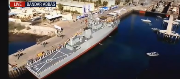 Sahand destroyer. Screengrab from Iranian television. Sahand destroyer. Screengrab from Iranian television. - Sputnik International