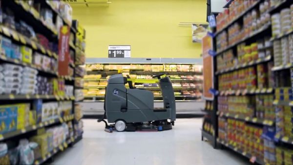 Brain Corp.'s floor-scrubbing BrainOS in action. - Sputnik International