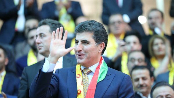 KRG PM Nechrivan Barzani attends a rally - Sputnik International